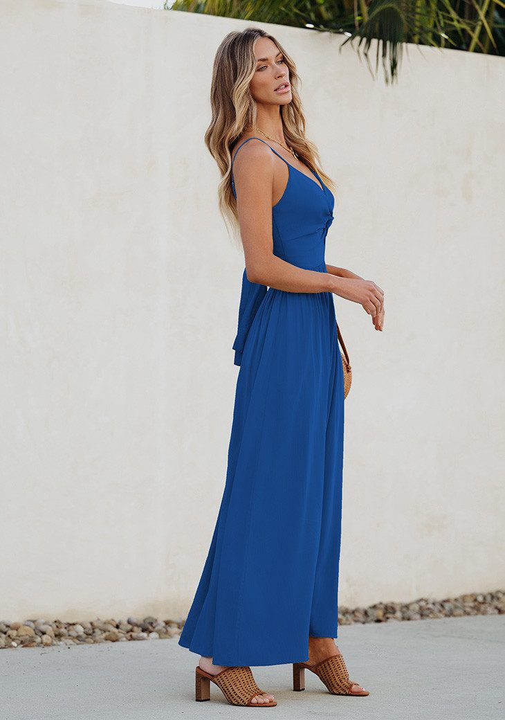 Cupshe Strandkleid Front Twist & Schlüsselloch Maxikleid Twist vorne, Schlü günstig online kaufen