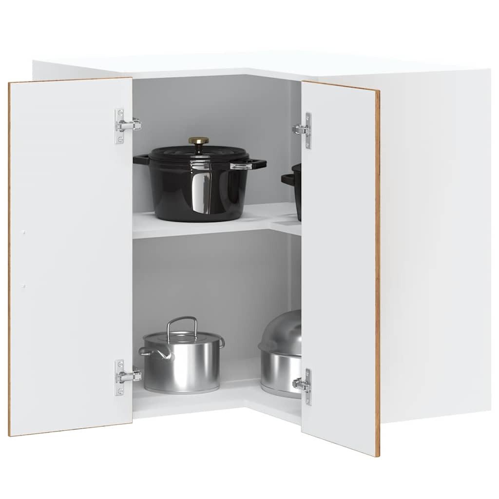 vidaXL Hängeschrank 57 x 57 x 60 cm Küchenschrank Hängeschrank Eckschrank Porto Altholz-Op