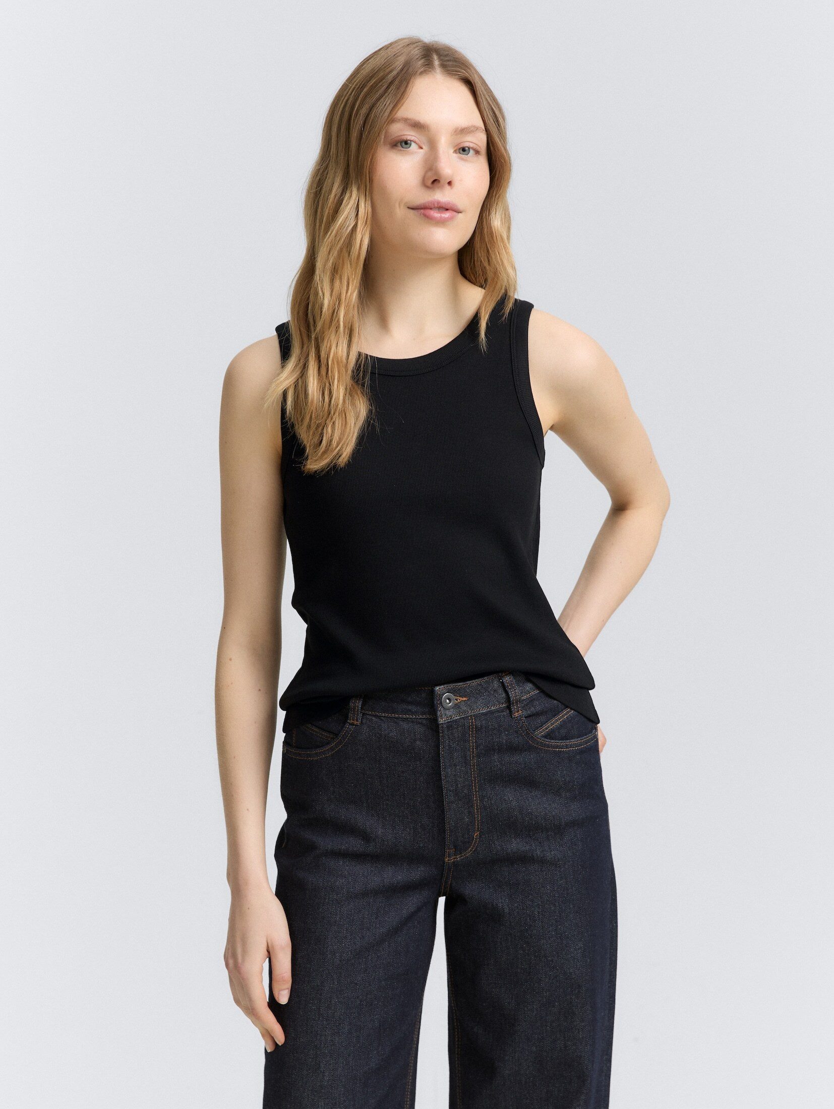 TOM TAILOR Trägertop Top mit Rippstruktur günstig online kaufen