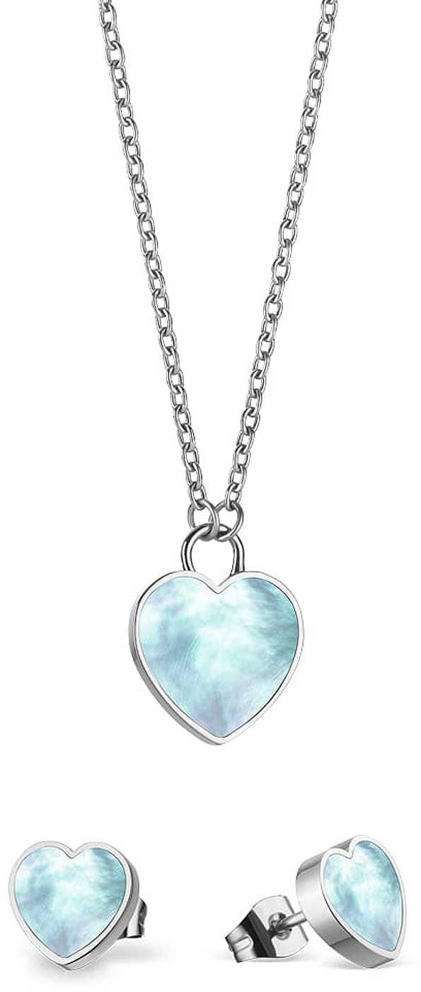 Bering Schmuckset Schmuck-Set Halskette mit Anhänger und Серьги-гвоздики - Bering Jewelry