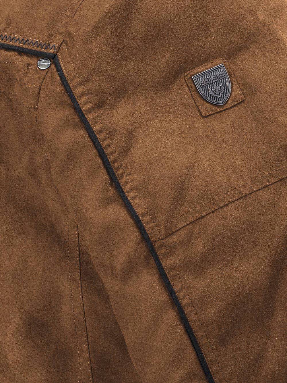 Franco Bettoni Lederimitatjacke aus samtig-weichen Softvelours