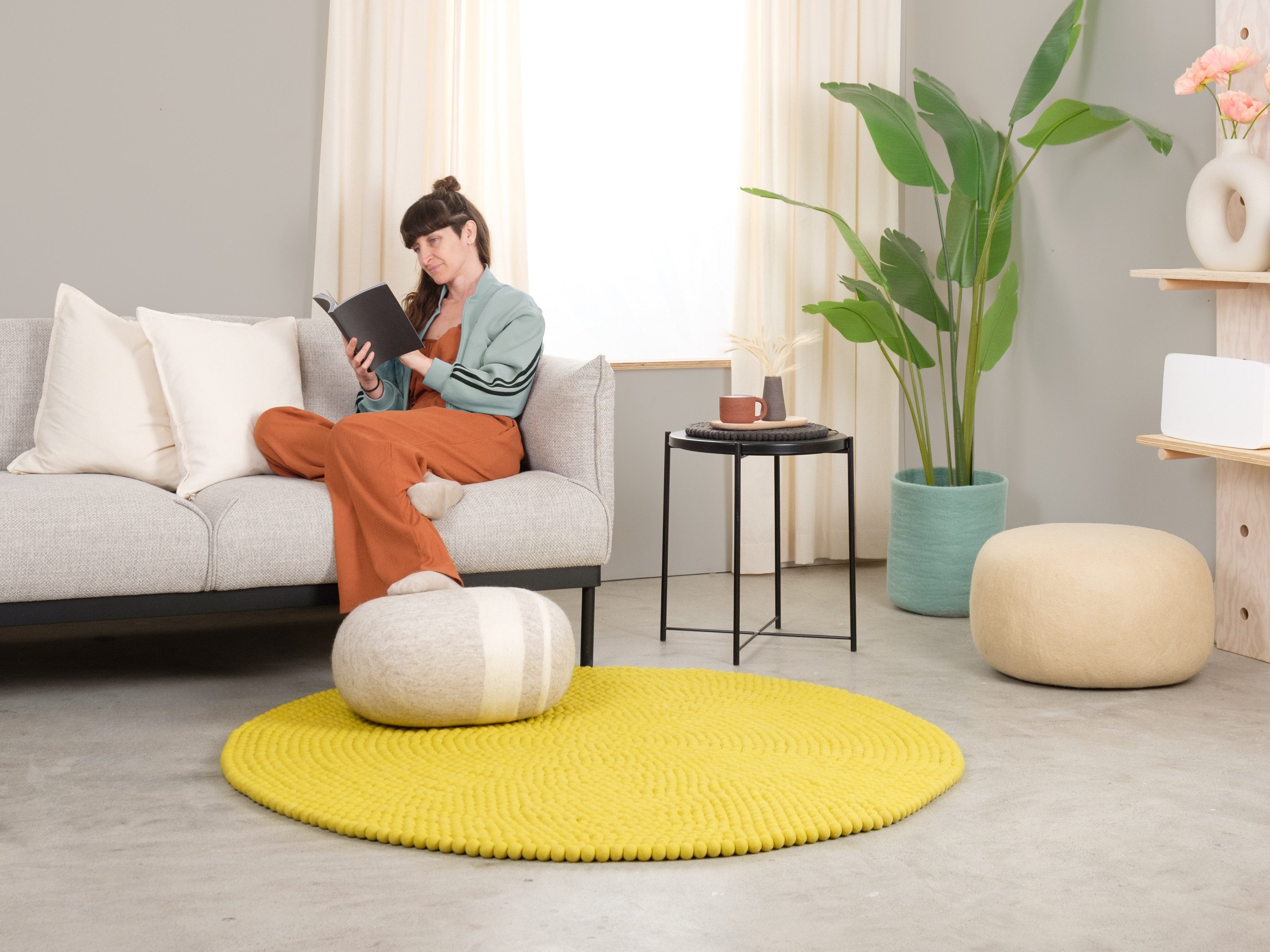 myfelt Wollteppich Kata, Schurwolle