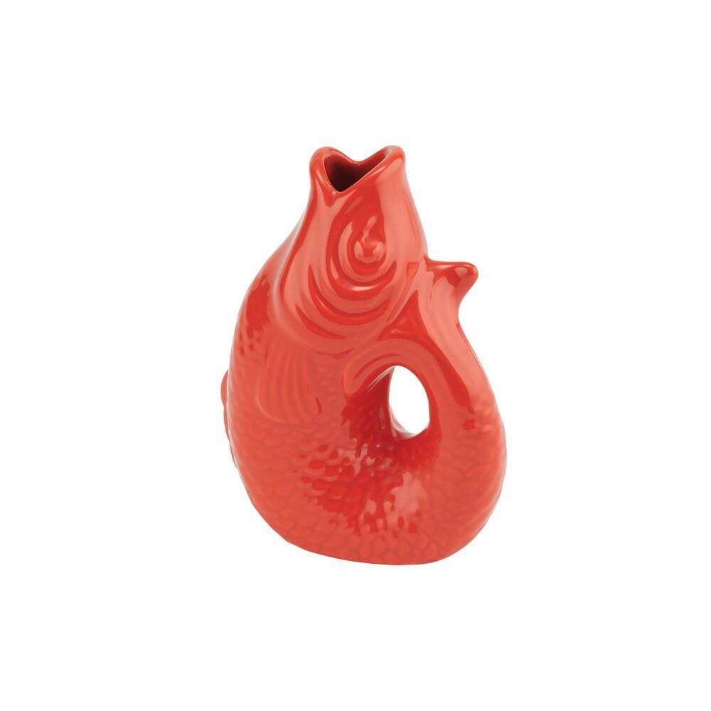 Giftcompany Dekovase Monsieur Carafon XS Coral Red, in Fischform
