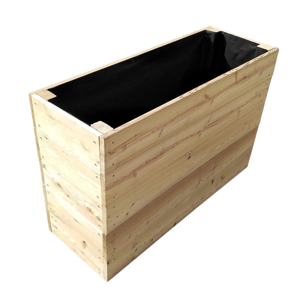 Gartenwelt Riegelsberger Hochbeet Elegantes Hochbeet Höhe 71cm Lärche Pflanzen Kräuter Gemüse