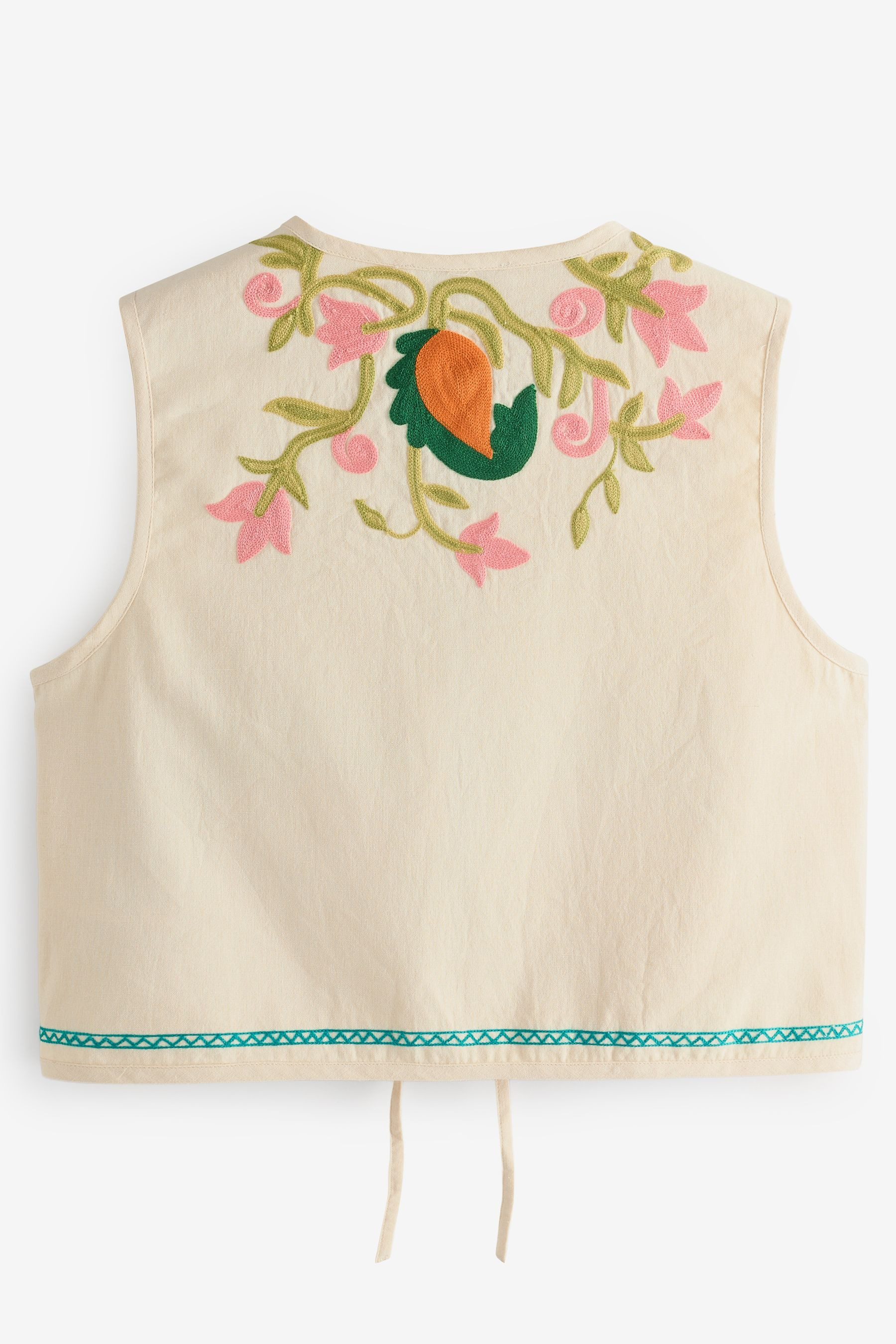 Next Anzugweste Verkürzte Weste mit Stickerei (1-tlg) günstig online kaufen