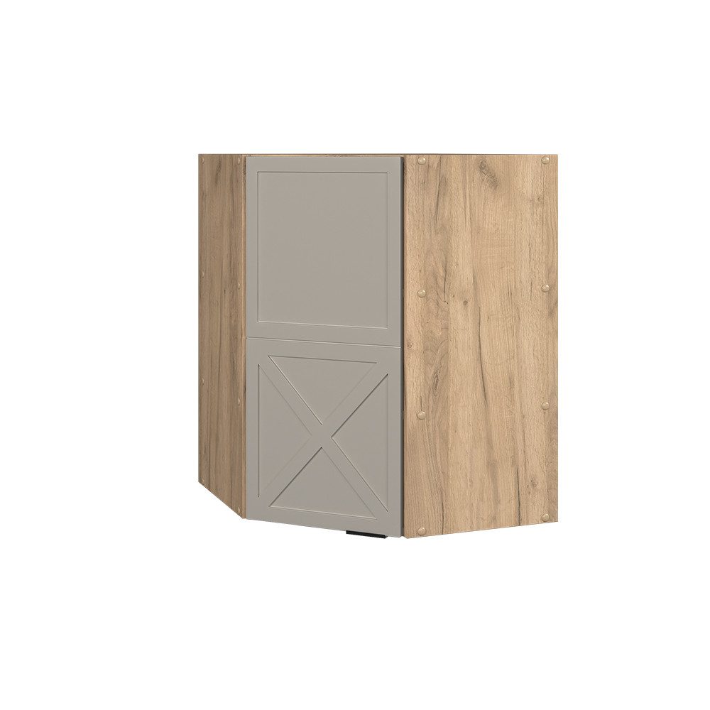 Vicco Eckhängeschrank Fame-Line, GrauBeige/Goldkraft Eiche, 57 günstig online kaufen