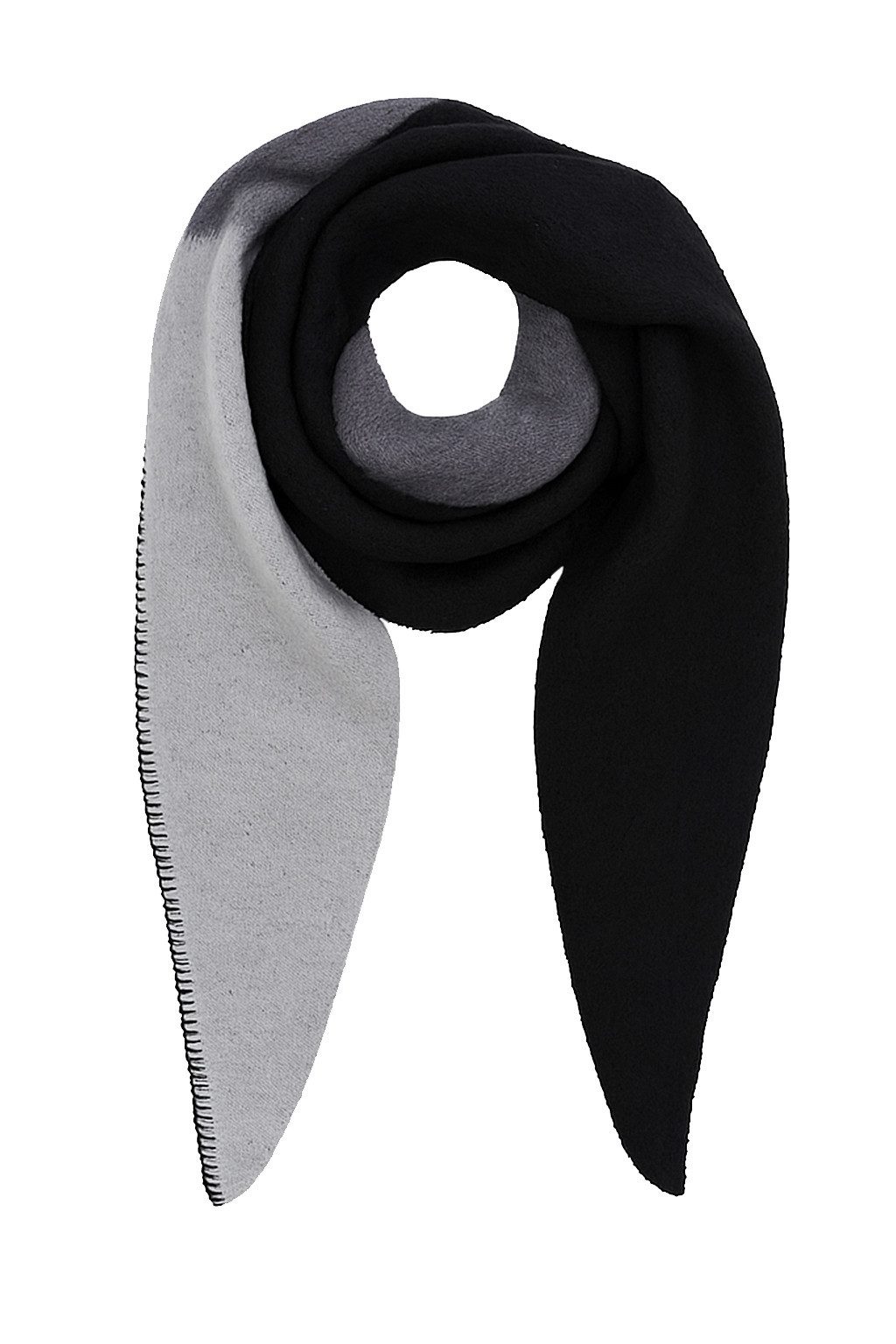 Faera Modeschal Modern mit Kontrastnaht, (1-St), 9429 in Schwarz günstig online kaufen