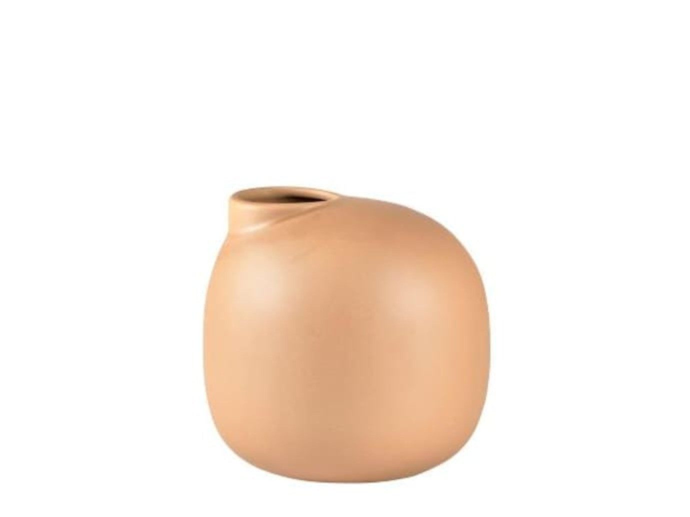 Villa Collection Denmark Dekovase beige Terracotta L15,5cm