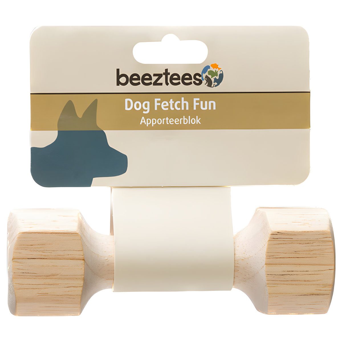 Beeztees Spielknochen Hundespielzeug Holzhantel Dex günstig online kaufen