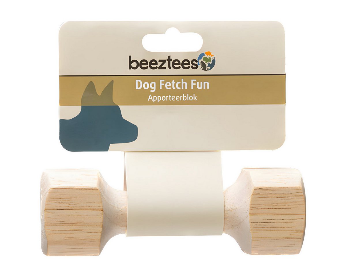Thumbnail - Beeztees Spielknochen Hundespielzeug Holzhantel Dex
