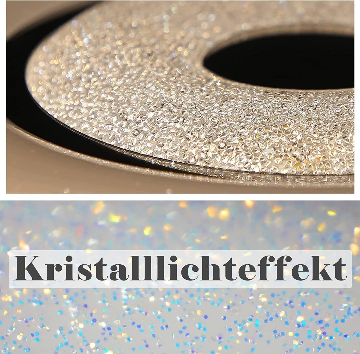 ZMH LED Deckenleuchte Modern Kristall Lampe günstig online kaufen
