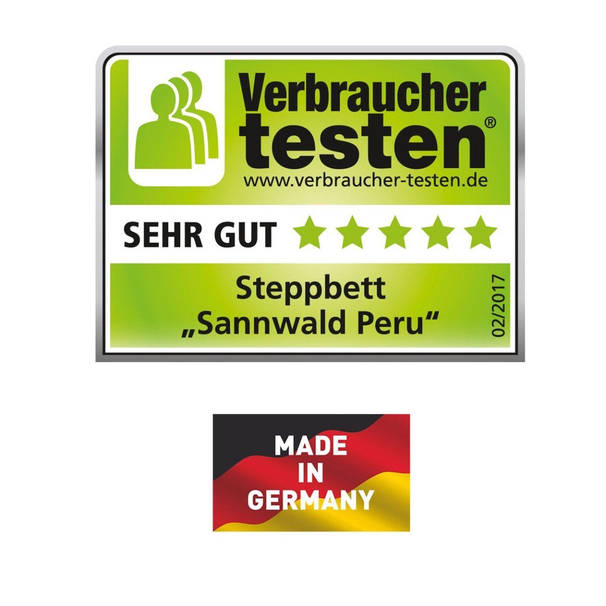 Sannwald Sommerbettdecke Peru, Füllung: 97% Tierhaar (Alpaka/Baby-Alpaka), 3% sonstige Fasern, Bezug: Baumwolle / Kapok, Thermoregulierend und pflegeleicht