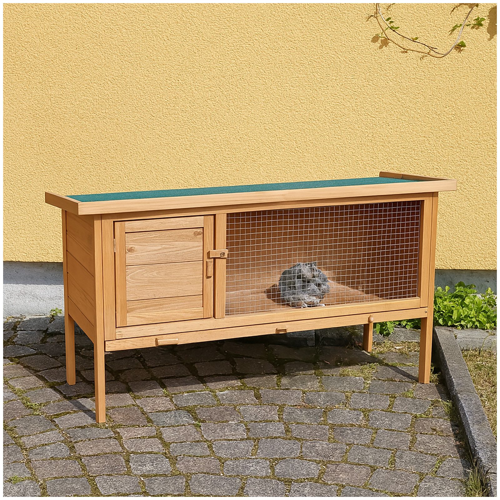 HTI-Line Kleintierstall Hasenstall Heidi, Nagerkäfig Kleintiergehege günstig online kaufen