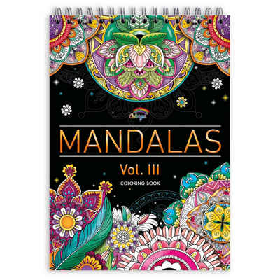 Colorya Malen nach Zahlen Colorya Mandala Malbuch - Entspannendes A4 Anti-Stress