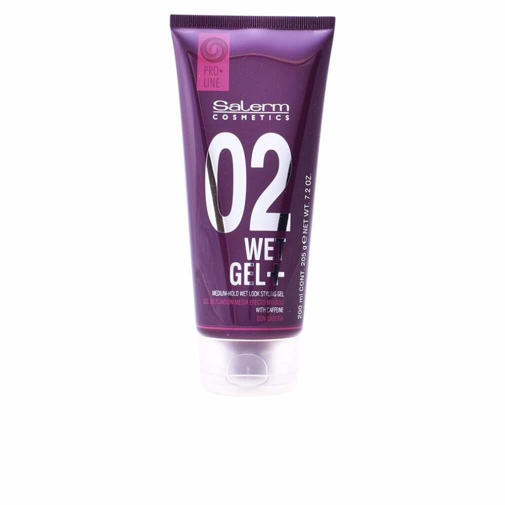 gel 200 ml styling wet medium WET hold Salerm Haarshampoo GEL+ look