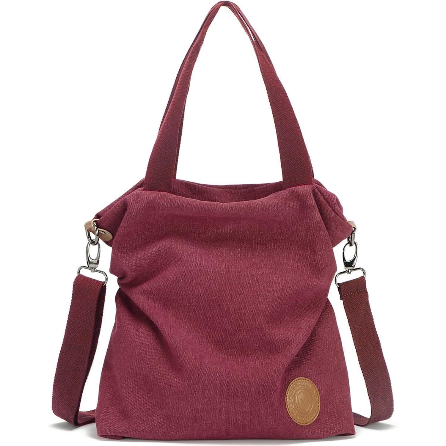 Umhängetasche Damen Canvas Umhängetasche Schultertasche Crossbody Bag Strandtasche