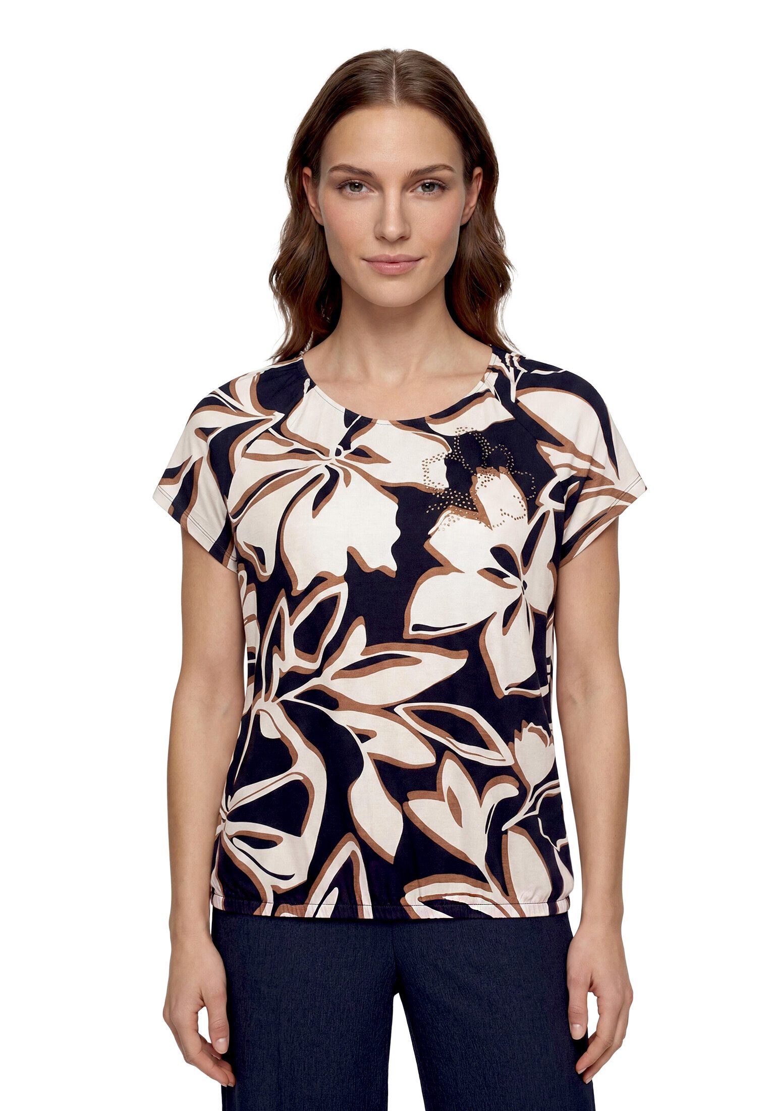 Betty Barclay Kurzarmshirt Damen mit Gummizug (1-tlg)