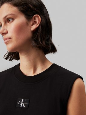 Calvin Klein Jeans Shirtkleid WOVEN LABEL LOOSE TEE DRESS mit Logopatch
