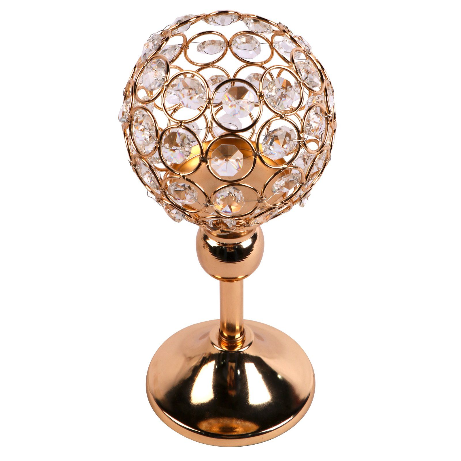 BIGTREE Kerzenständer Gold Kristall Kerzenständer Hochzeit günstig online kaufen