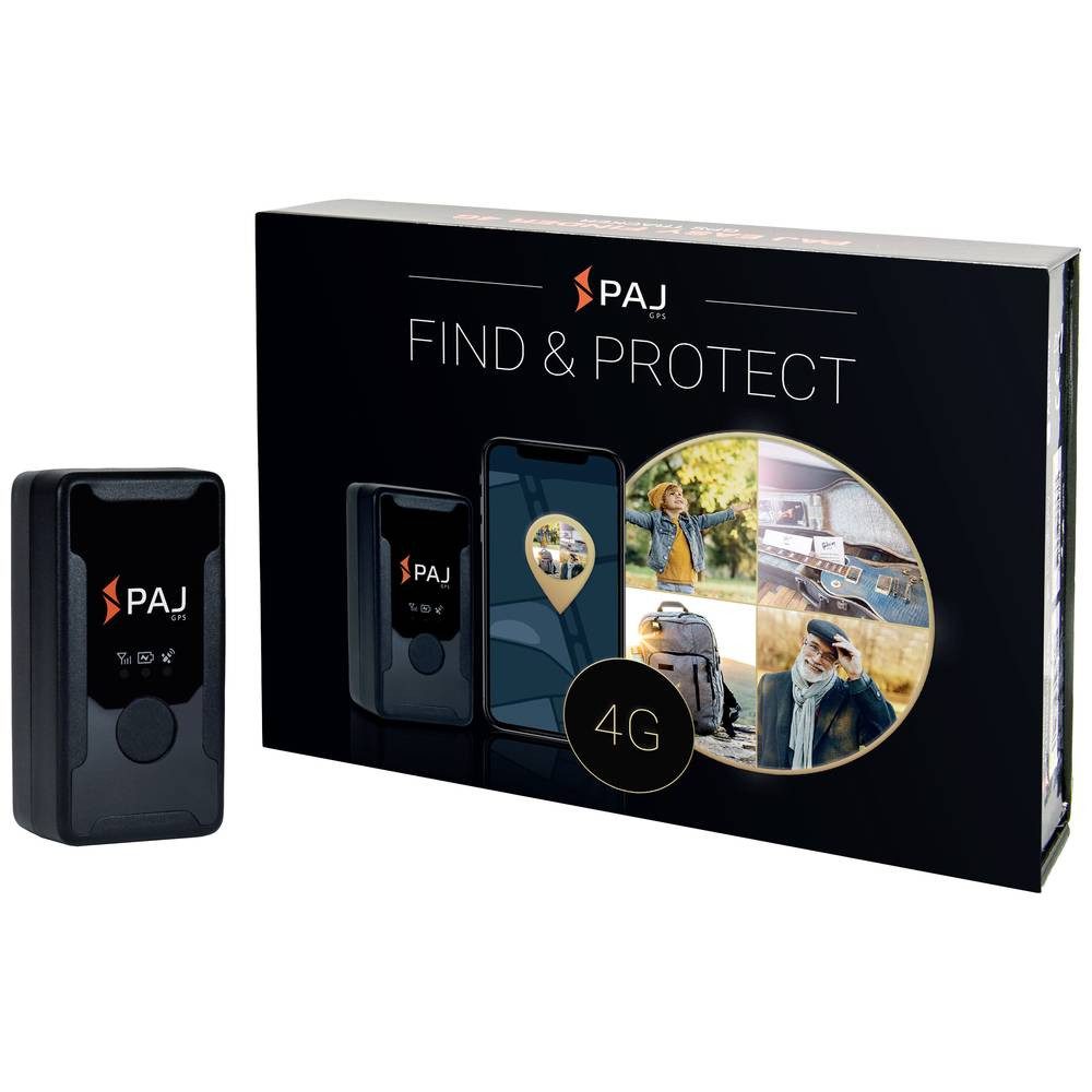 PAJ PAJ EASY Finder 4G GPS Tracker, Personentracker GPS-Tracker (Spritzwassergeschütztes Gehäuse, SOS-Funktion)