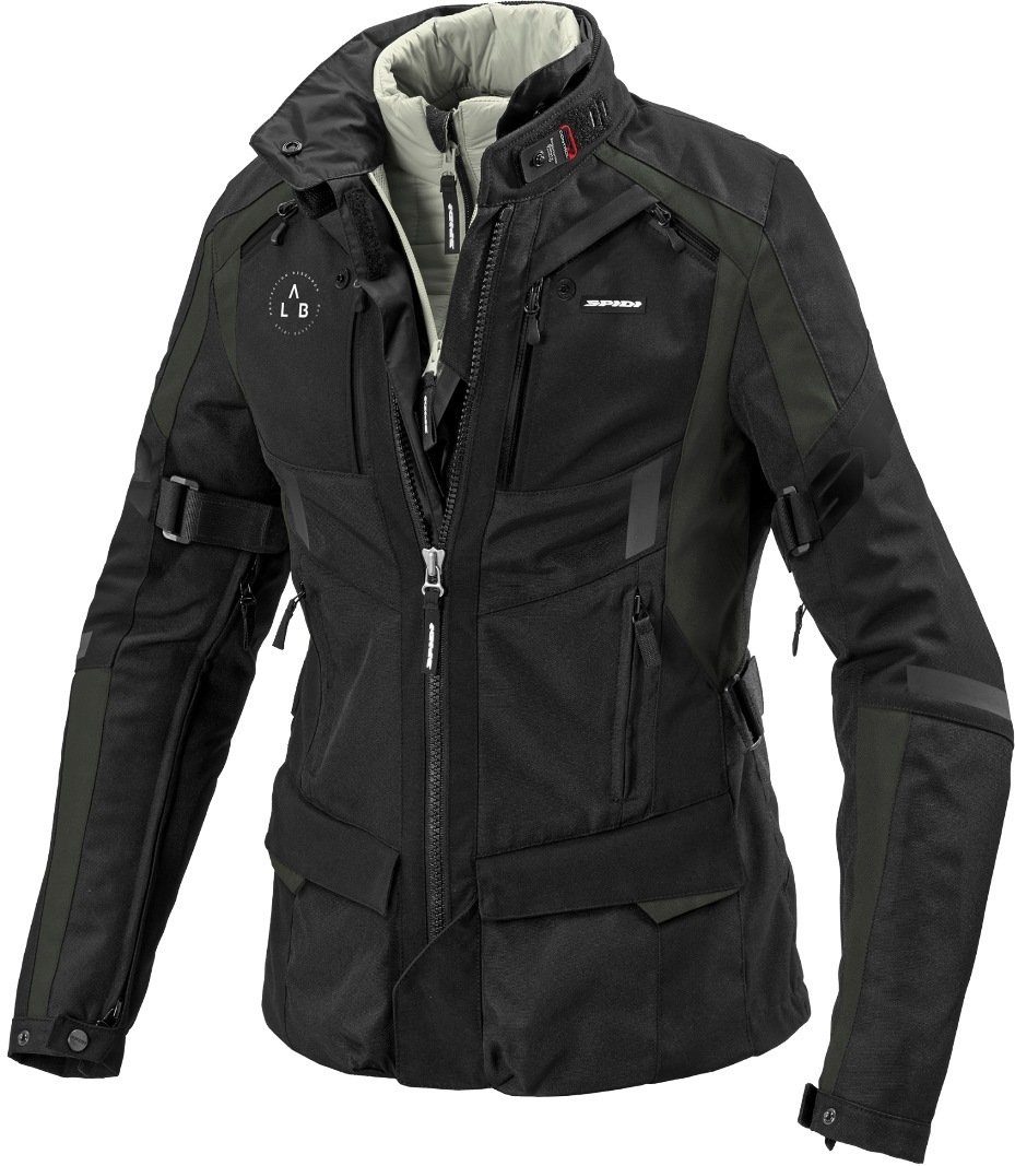 SpiDi Motorradjacke 4 Season Evo H2Out Damen Motorrad Textiljacke herausnehmbares Innenfutter,herausnehmbare Membrane,wasserdicht