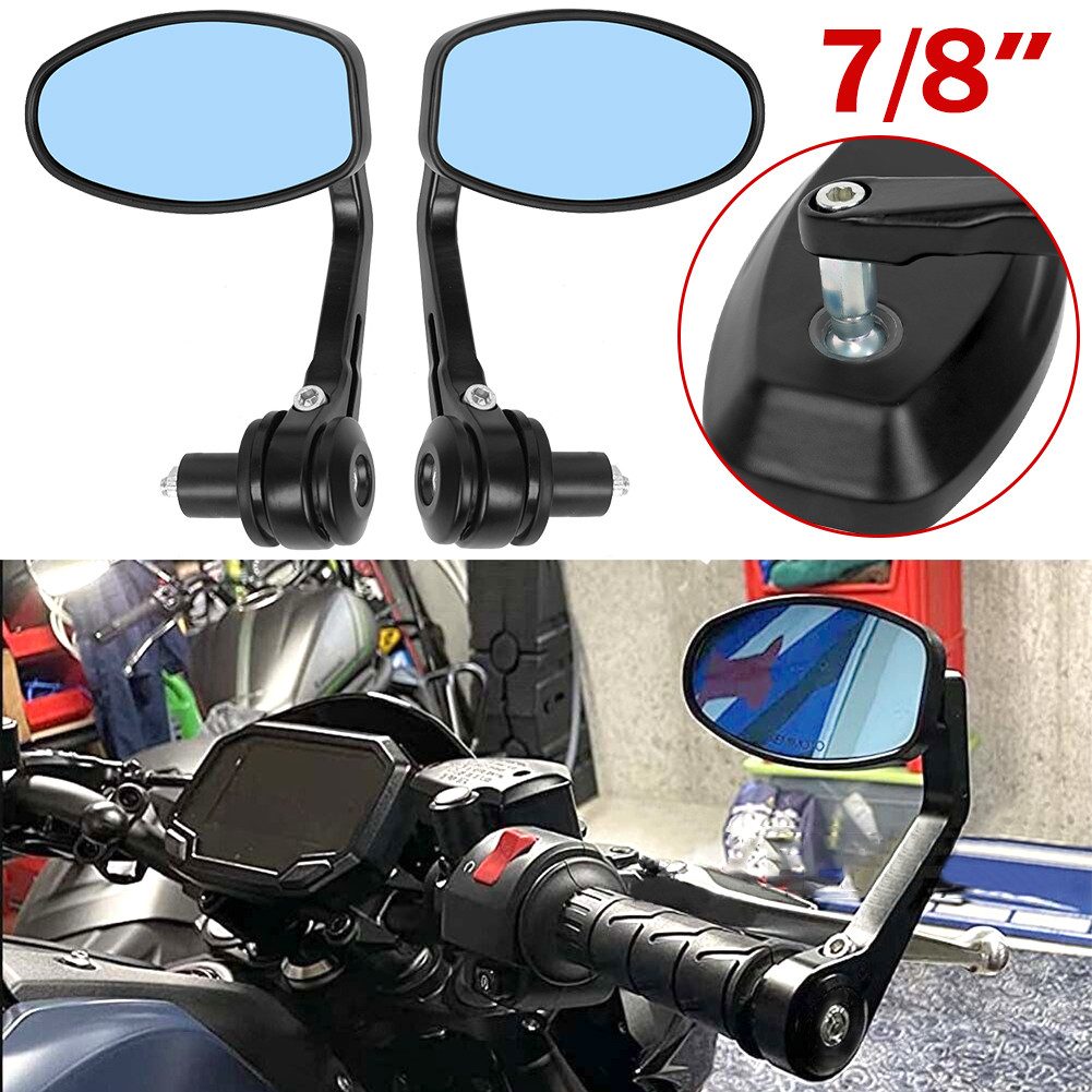 OSTWOLKE Мотоцикл зеркало 2x Motorrad Lenkerendenspiegel Rückspiegel Lenker Зеркало 7/8" 22mm