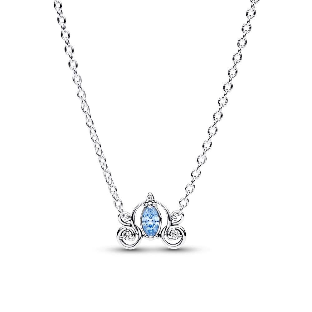 Silberkette Damenkette Cinderella Kutsche aus 925er Silber, PANDORA Disney