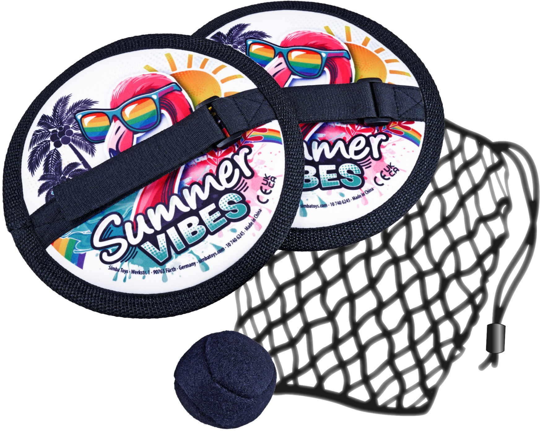 SIMBA Spielball Outdoor Spielzeug Ball Neopren Klettballspiel Be Active 107406245