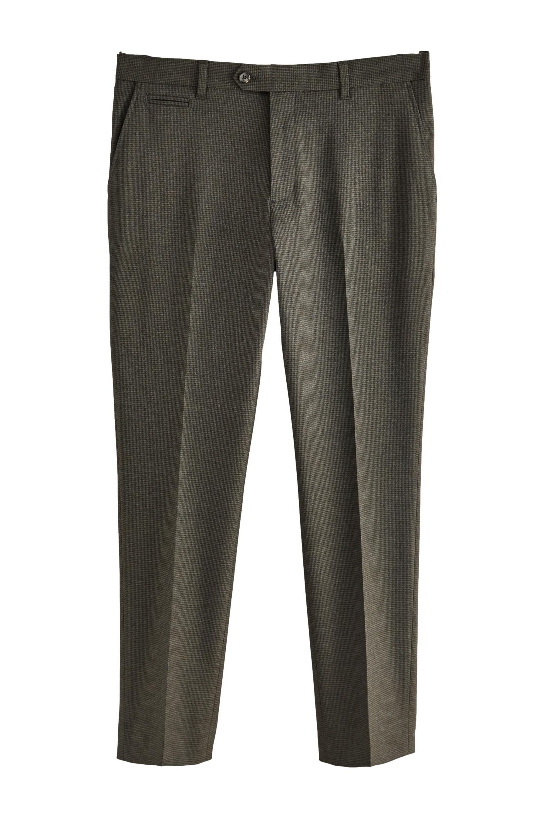 Stoffhose Slim Fit Hose mit seitlichem elastischen Innenbund