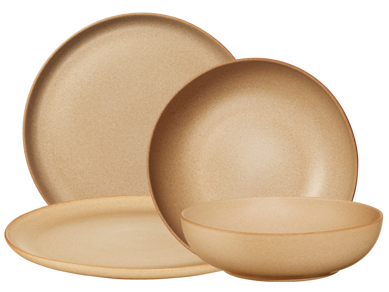 ASA SELECTION Столовый сервиз Saisons Tafelset almond 4tlg, Steinzeug, Geschirr