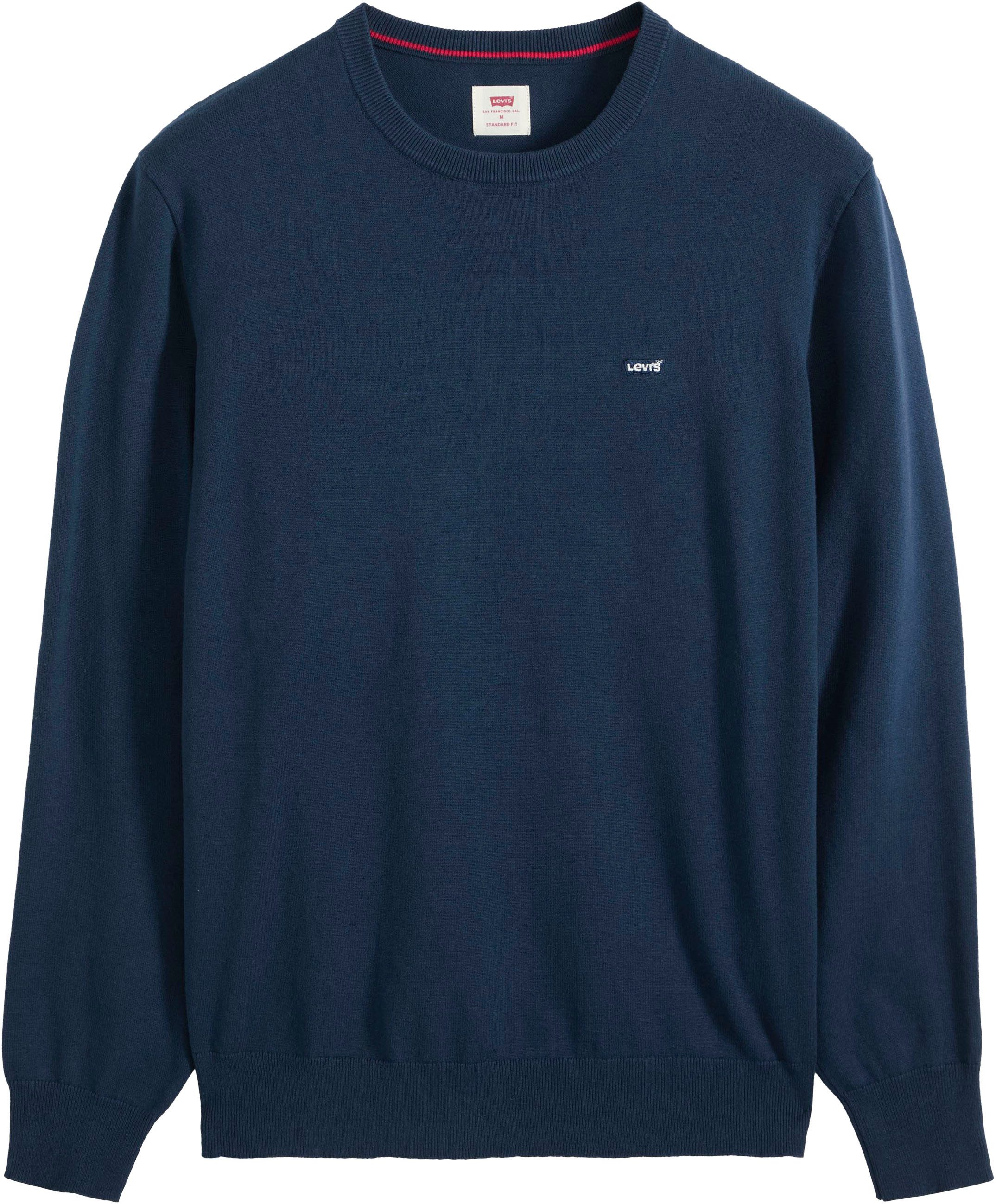 Levi's® Rundhalspullover LIGHTWEIGHT HM SWEATER Feingerippte Abschlüsse günstig online kaufen