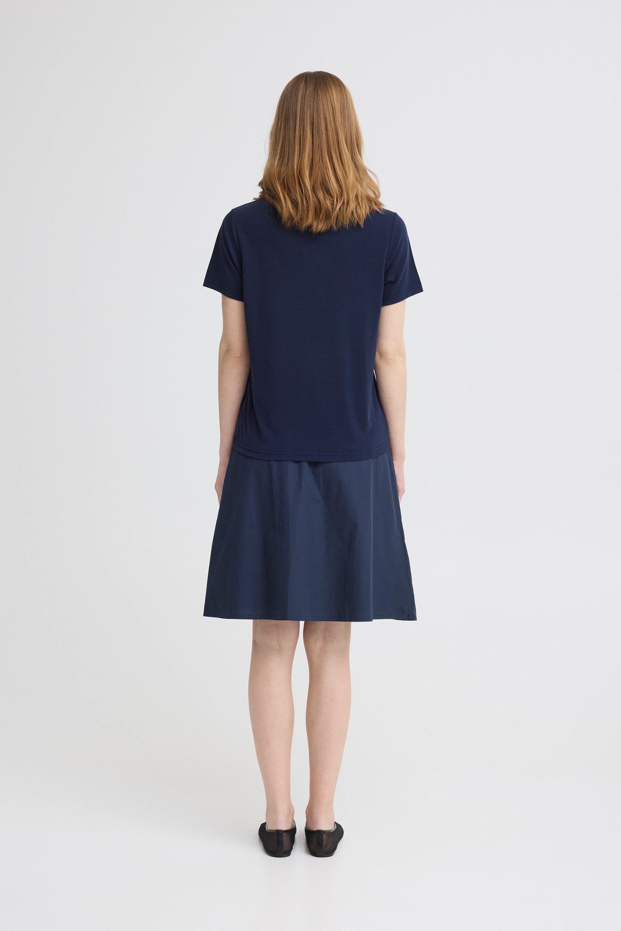 ICHI T-Shirt Kurzarm-Bluse IHLIKE