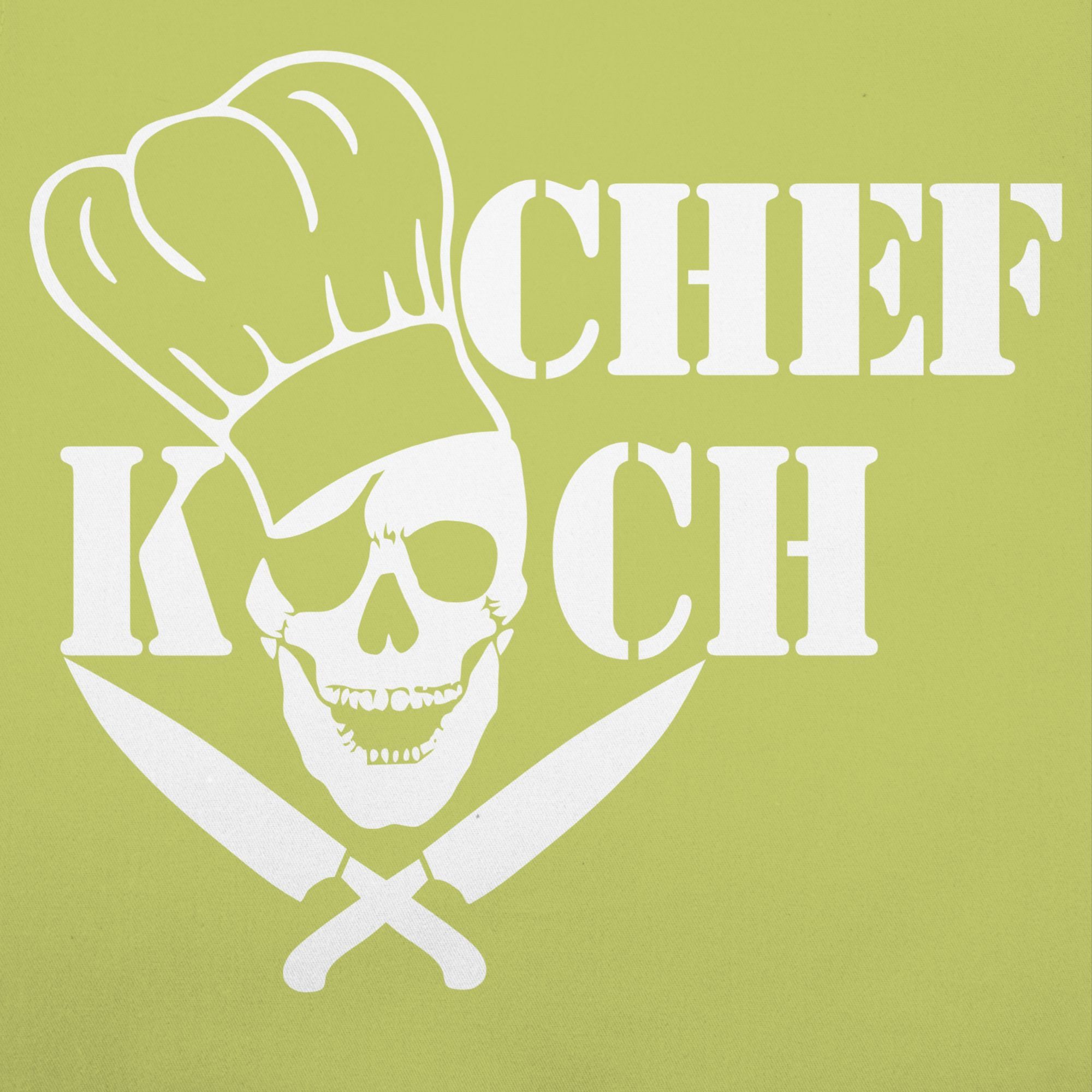 Shirtracer Kochschürze Chefkoch Totenkopf Skull, (1-tlg), günstig online kaufen