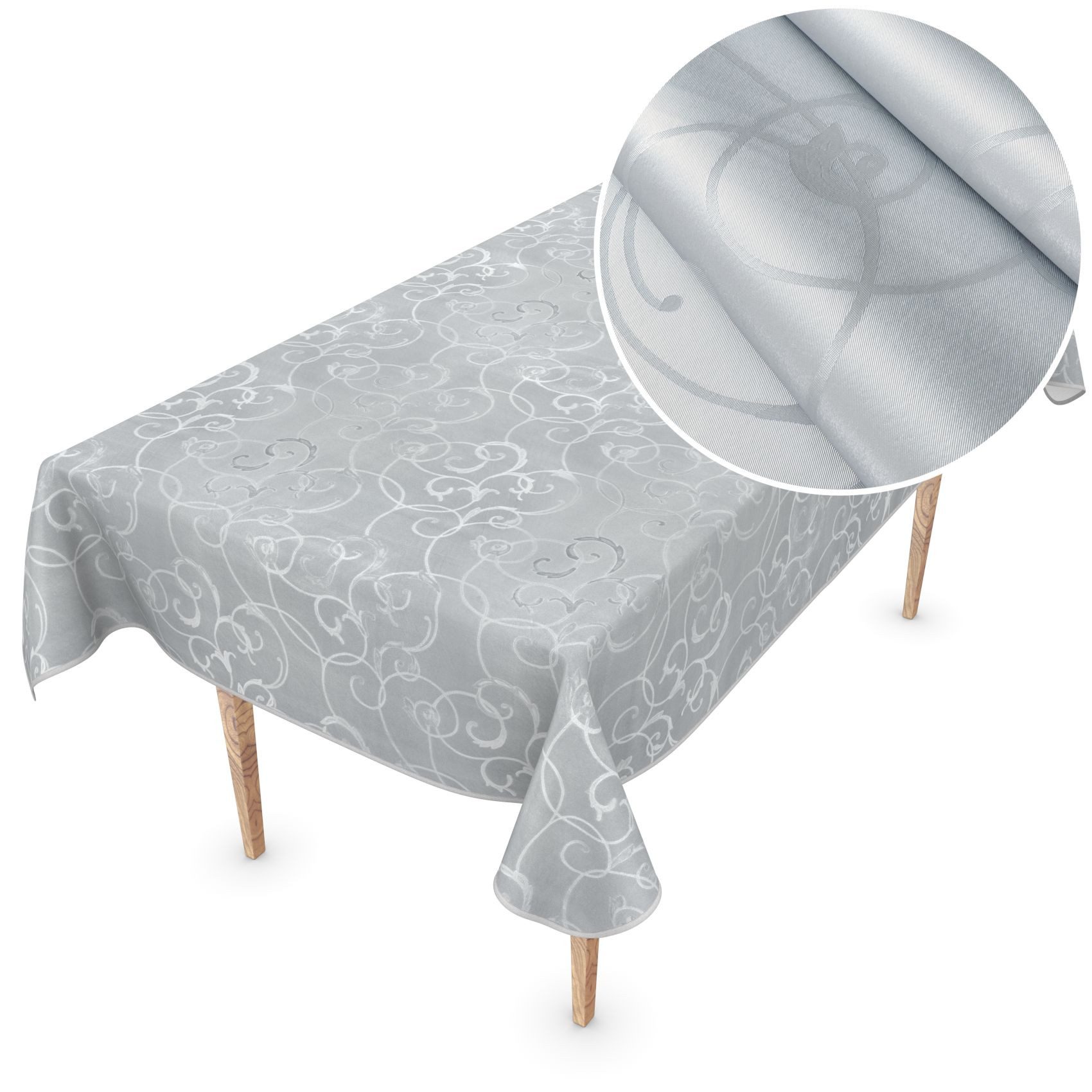 ANRO Tischdecke Wachstuchtischdecke Premium Gartentischdecke (Einzelstück günstig online kaufen