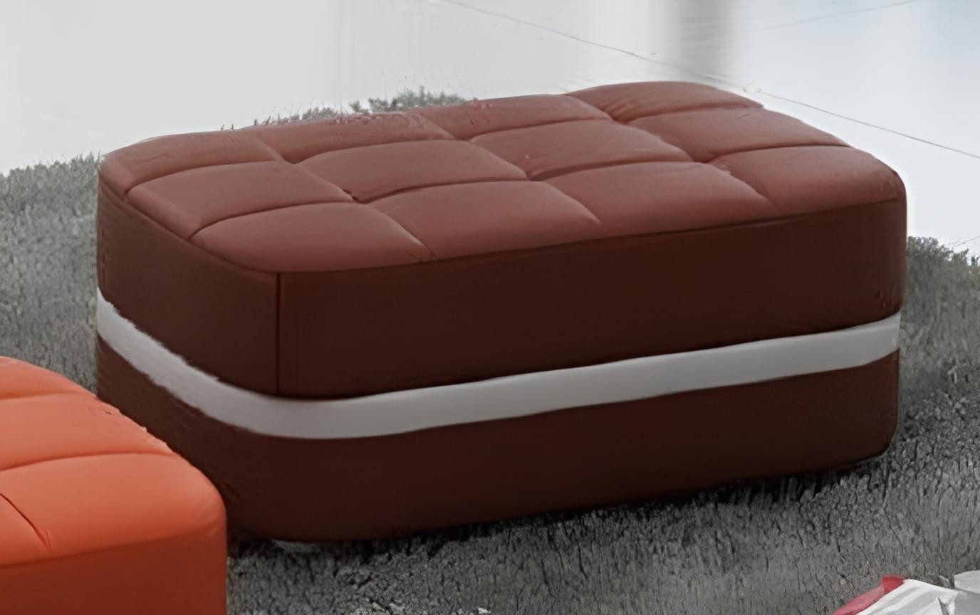 Xlmoebel Polsterhocker Gepolsterter Hocker mit elegantem Design und hohem Sitzkomfort (1 St., Pufa FT001), Hergestellt in Europa