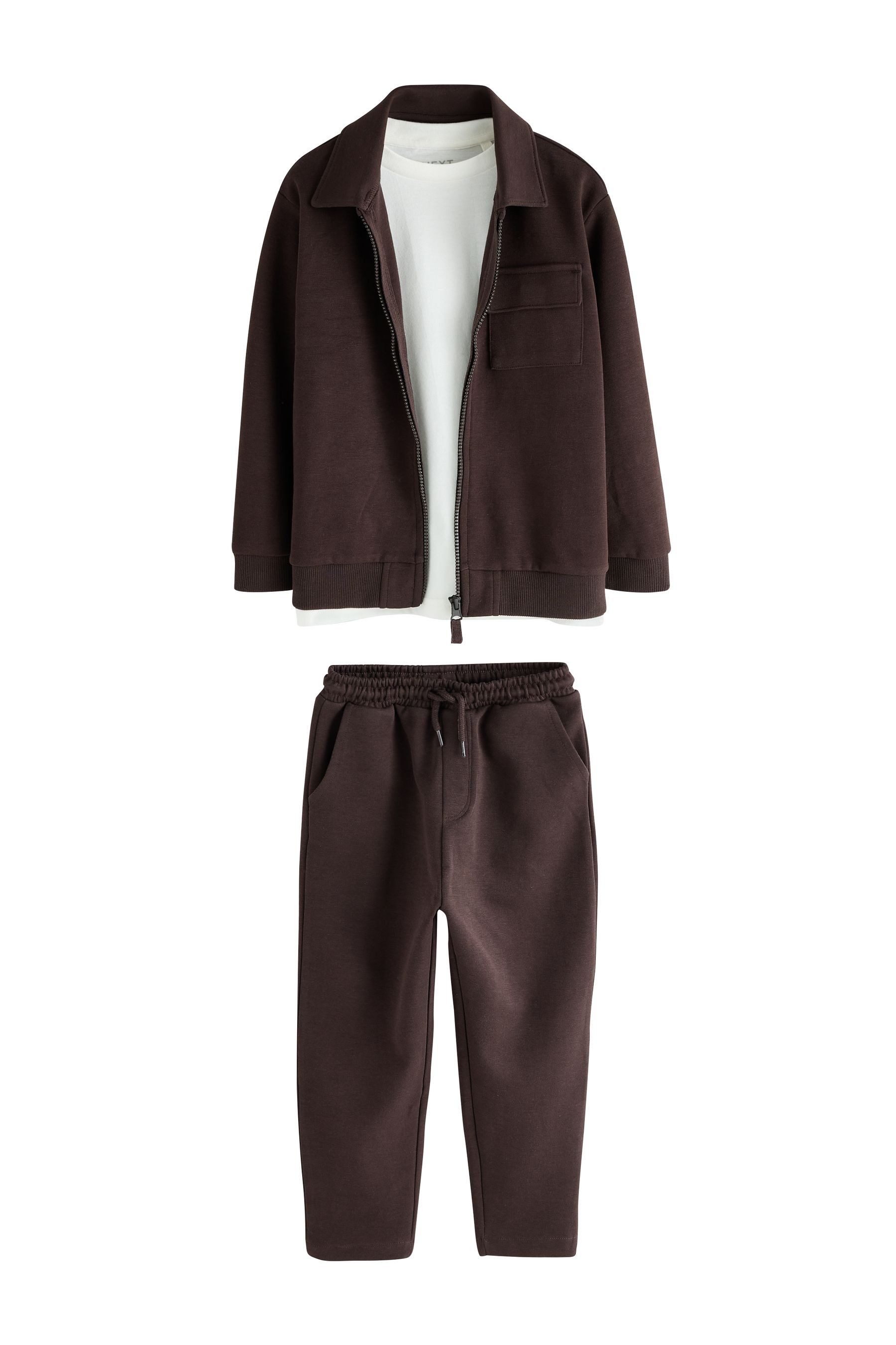 Next Shirt, Hose & Jäckchen 3-teiliges elegantes Set (3-tlg)