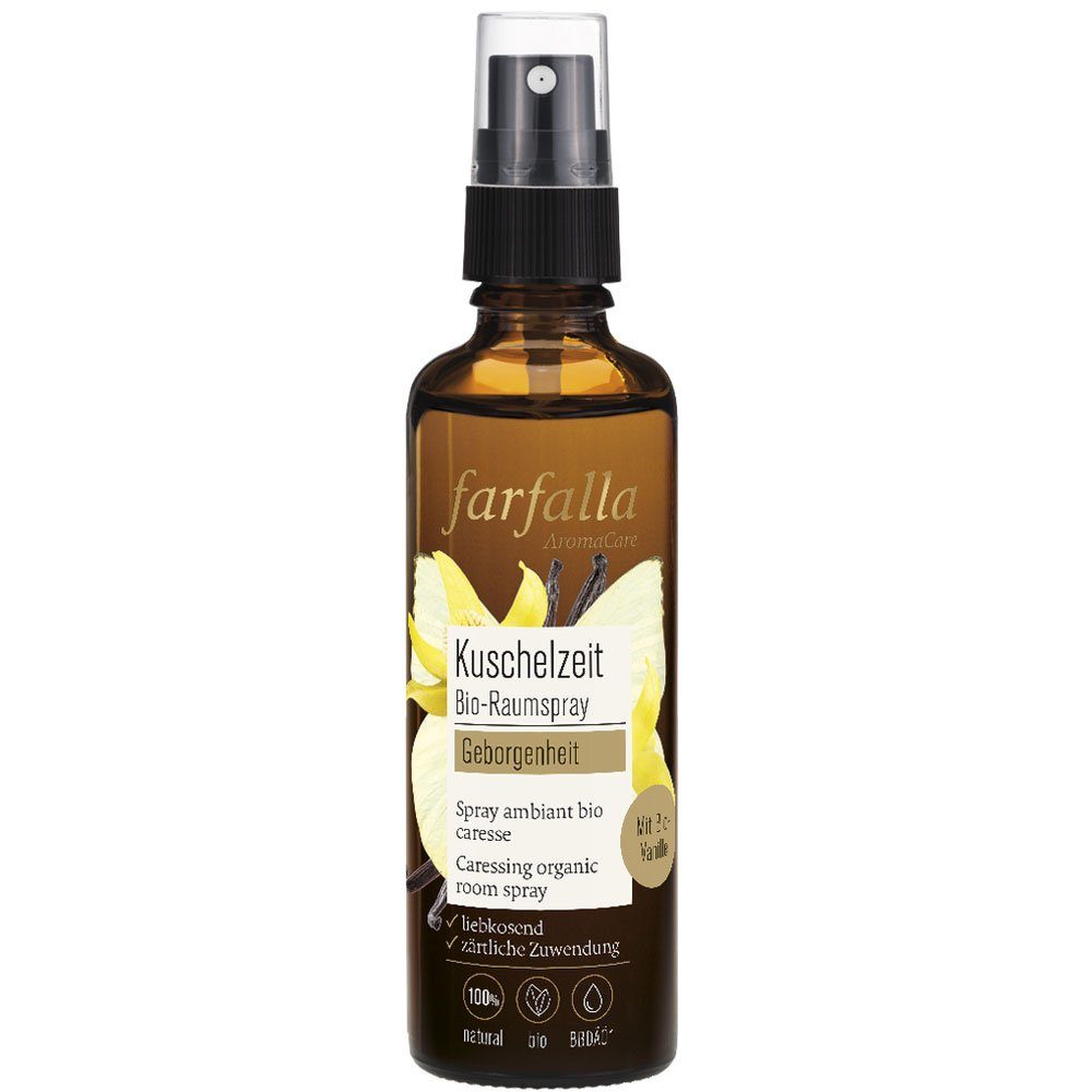 Farfalla Essentials AG Raumduft Geborgenheit Kuschelzeit Bio-Raumspray, 75 ml