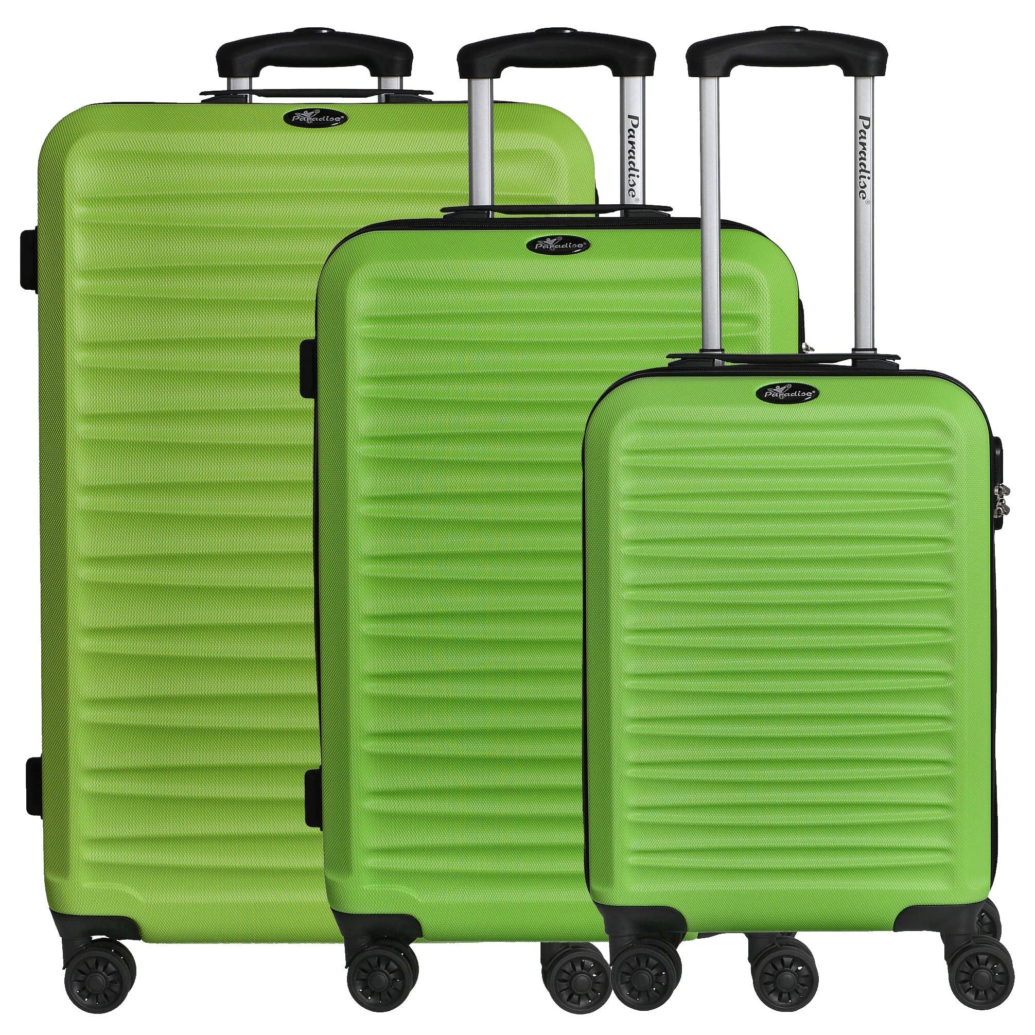 CHECK.IN® Koffer Paradise by Havanna 2.0 - Trolley-Set 3tlg. (hellgrün), 4 Rollen