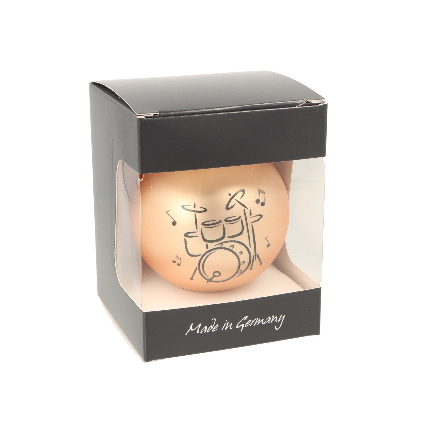 Musikboutique Weihnachtsbaumkugel Weihnachtskugel mit Schlagzeug-Druck (ein günstig online kaufen