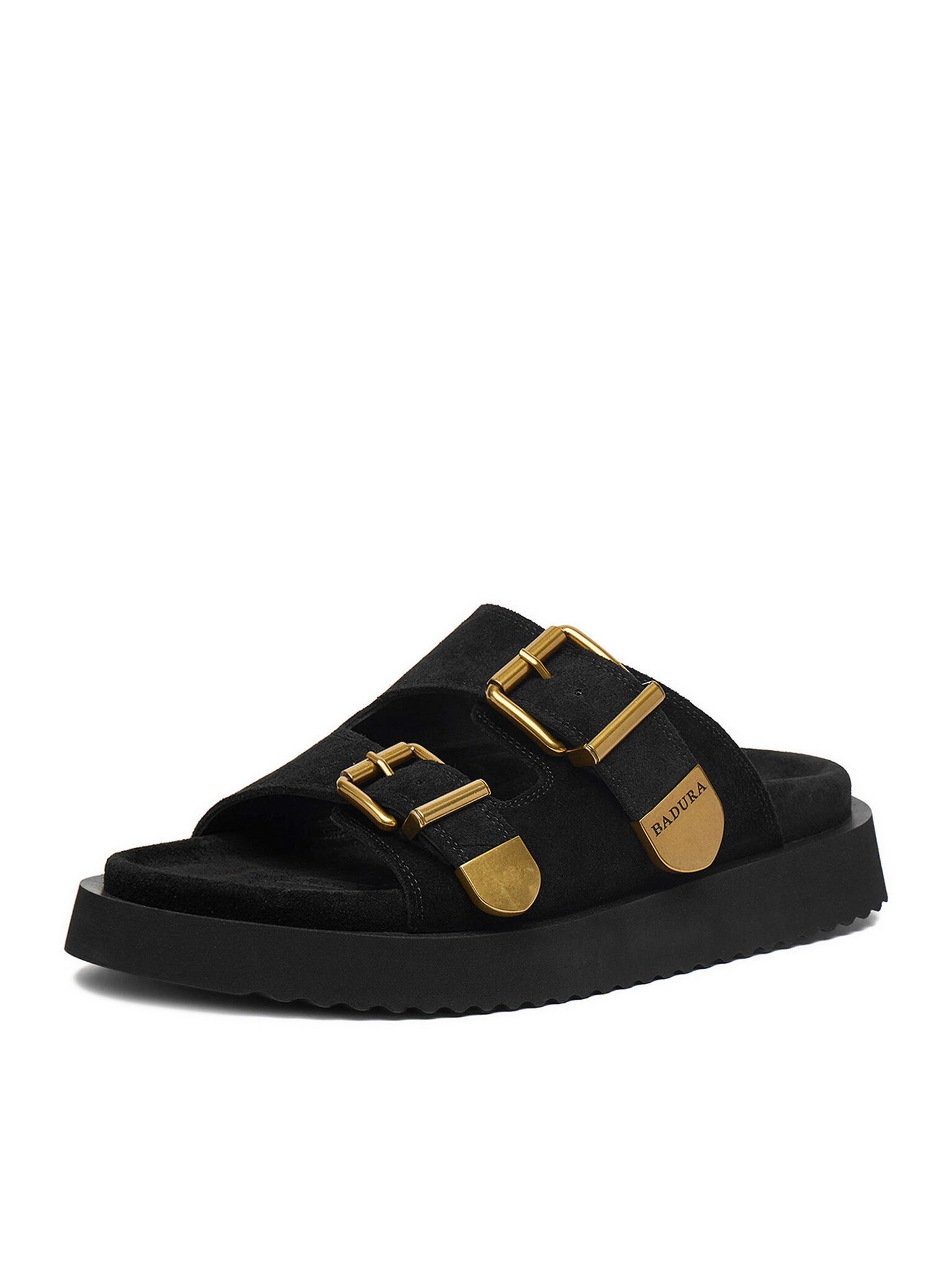 Badura Badura Damen-Flip-Flops Schwarz Badura-CYCLAMEN-80033-25 Schwarz Farbl Badepantolette