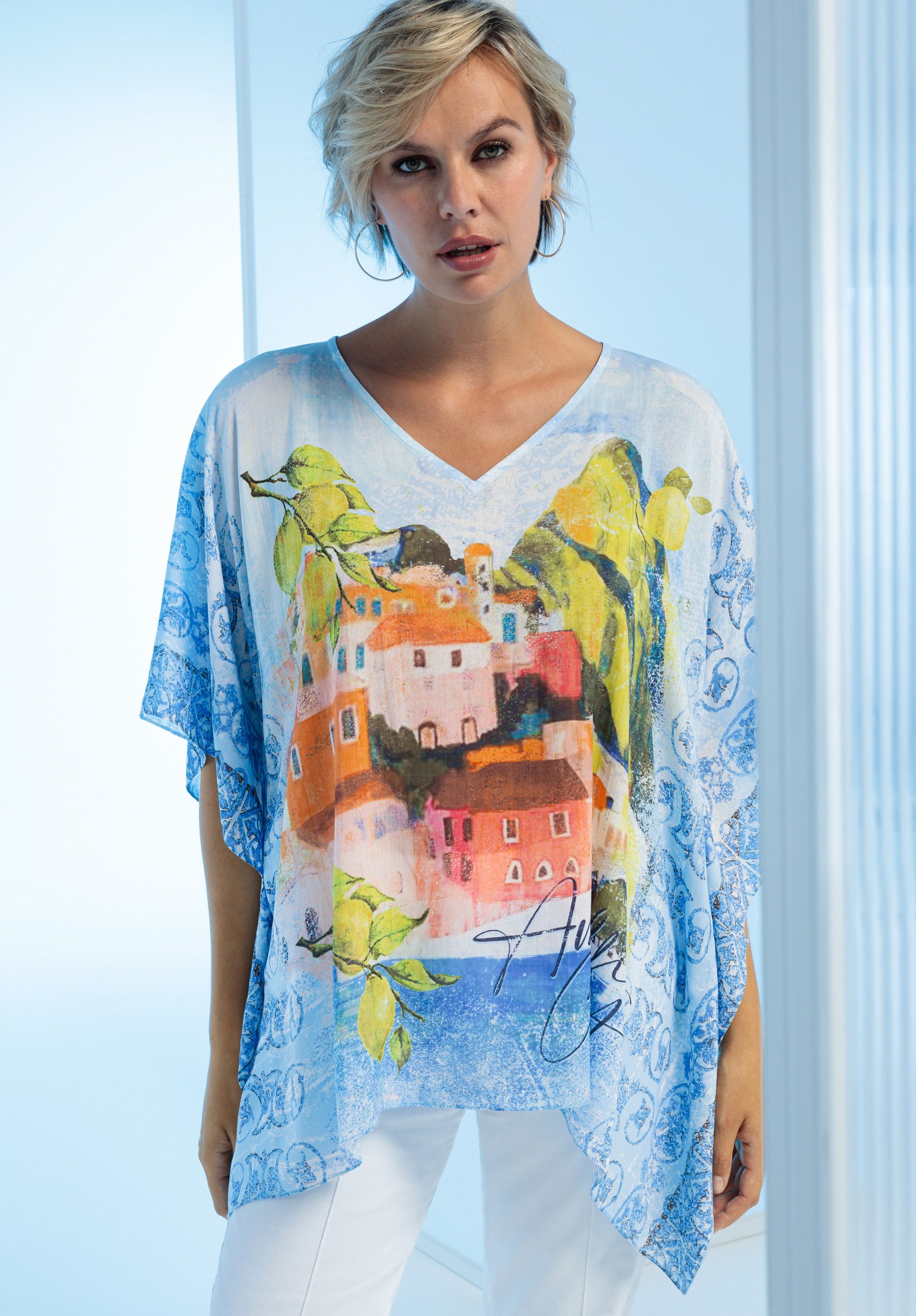 bianca Blusenkimono TUNIKA mit Frontmotiv im günstig online kaufen