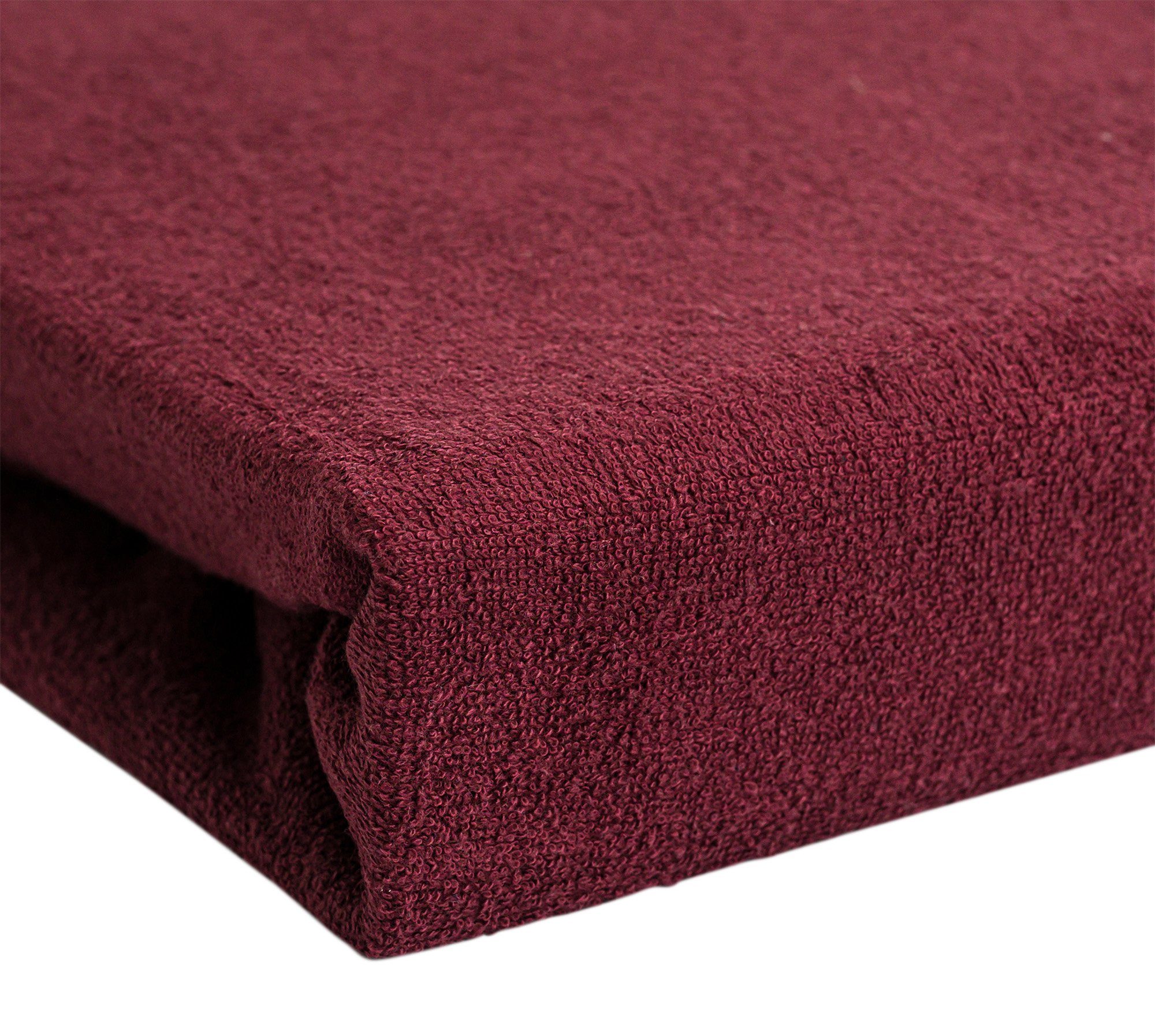 Hometex Premium Textiles Spannbettlaken aus Frottier Stoff bis 23 cm Steghöhe, Frottee, Gummizug: Rundumgummizug, Kuschelig warm und extra weich, ideal für die  – Bild 4 von 5