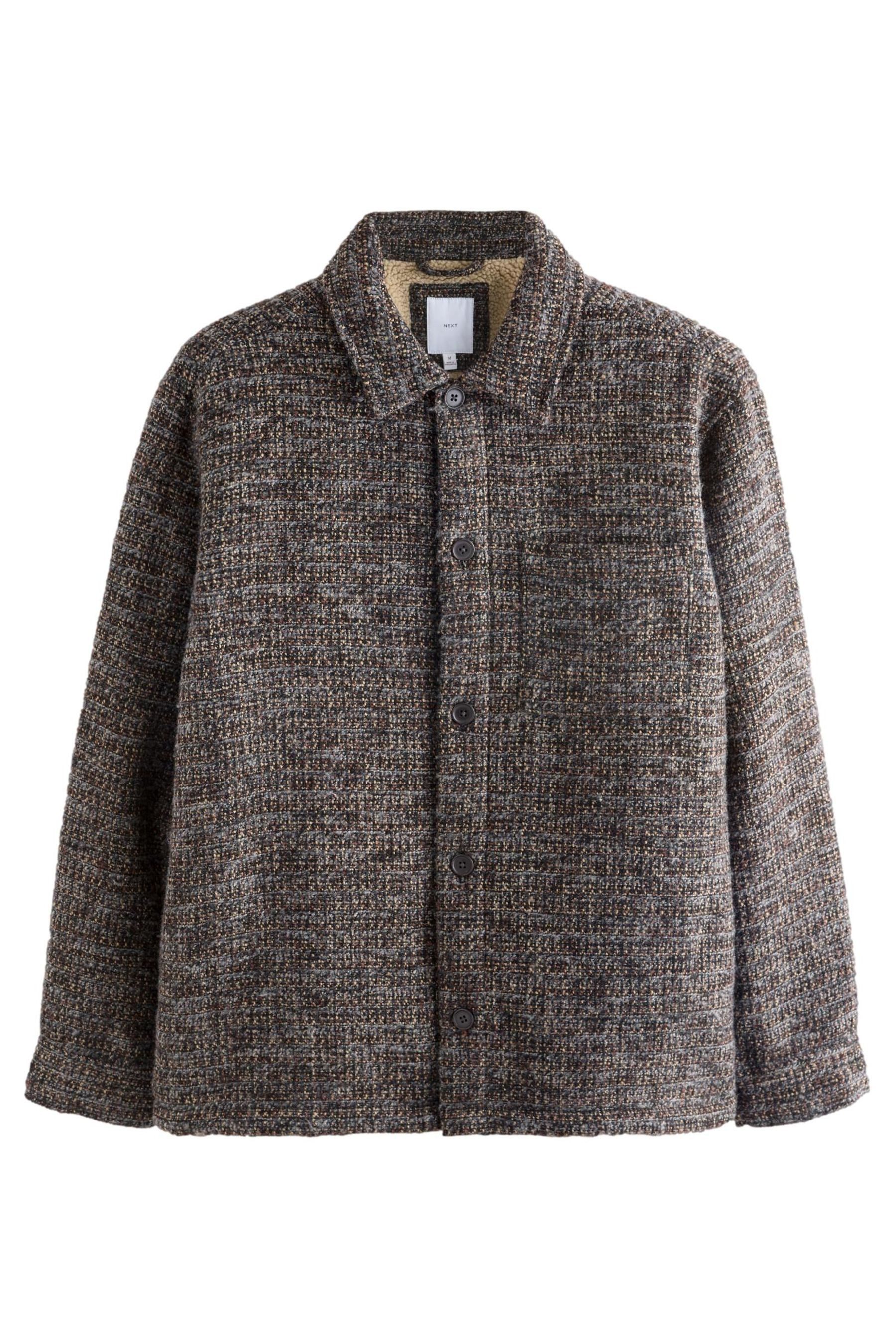 Next Hemdjacke Strukturierte Hemdjacke mit Borgfutter (1-St) günstig online kaufen