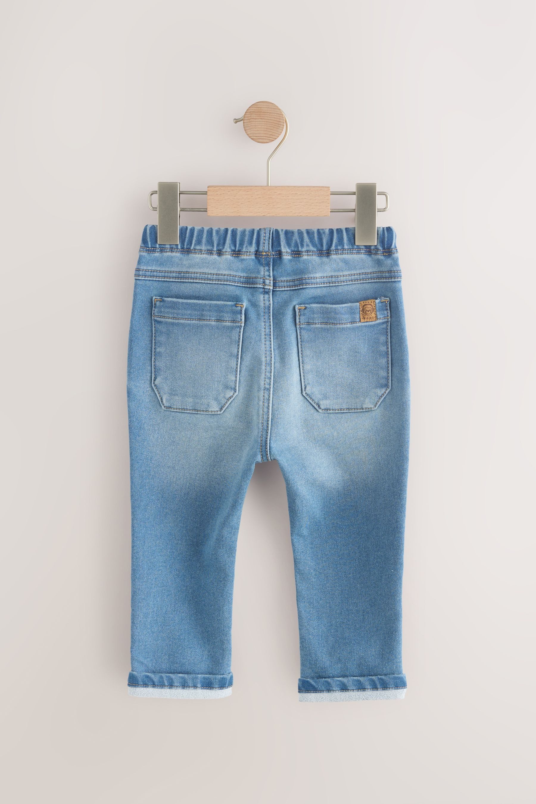 Next Schlupfjeans Superweiche Jeans mit Stretch zum Hineinschlüpfen (1-tlg)