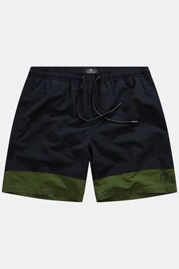 JP1880 Badehose Badeshorts Elastikbund zweifarbig