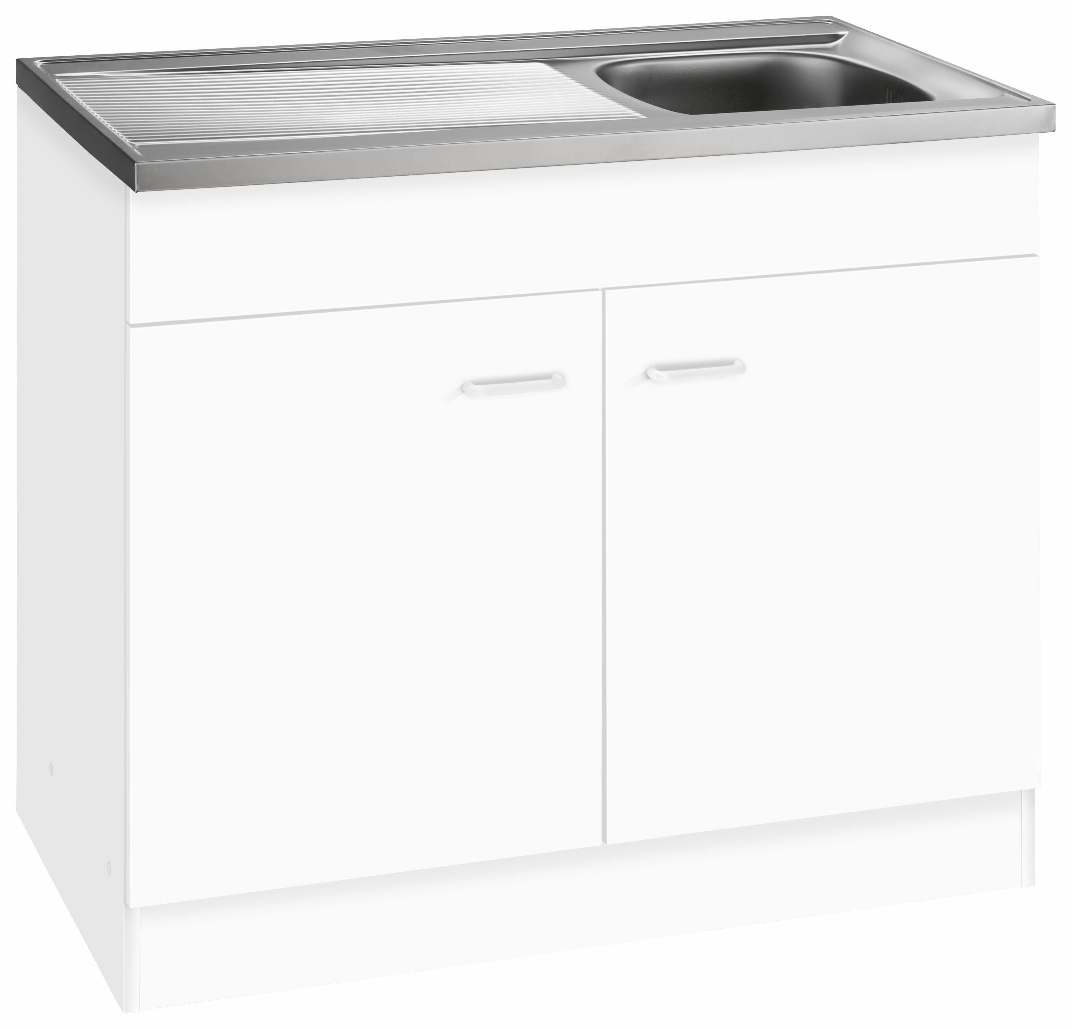 KOCHSTATION Spülenschrank KS-Elster Breite 100 cm