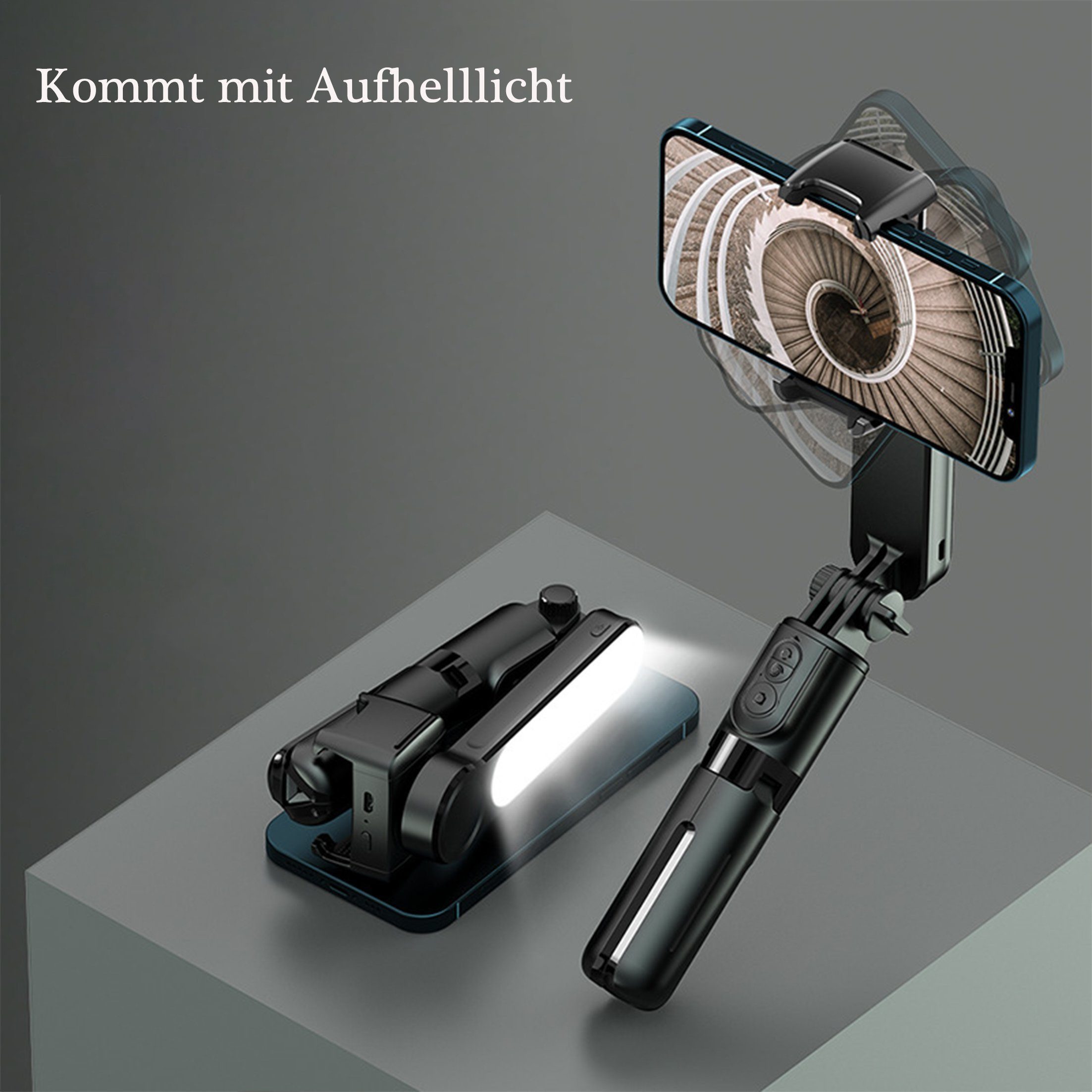 DTC GmbH Bluetooth-Selbstauslöser,Handy Stabilisator, Gimbal