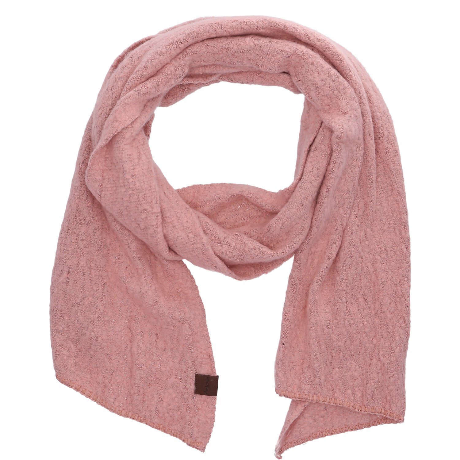 Antonio Strickschal Antonio Damen Strick Schal Bouclé rose