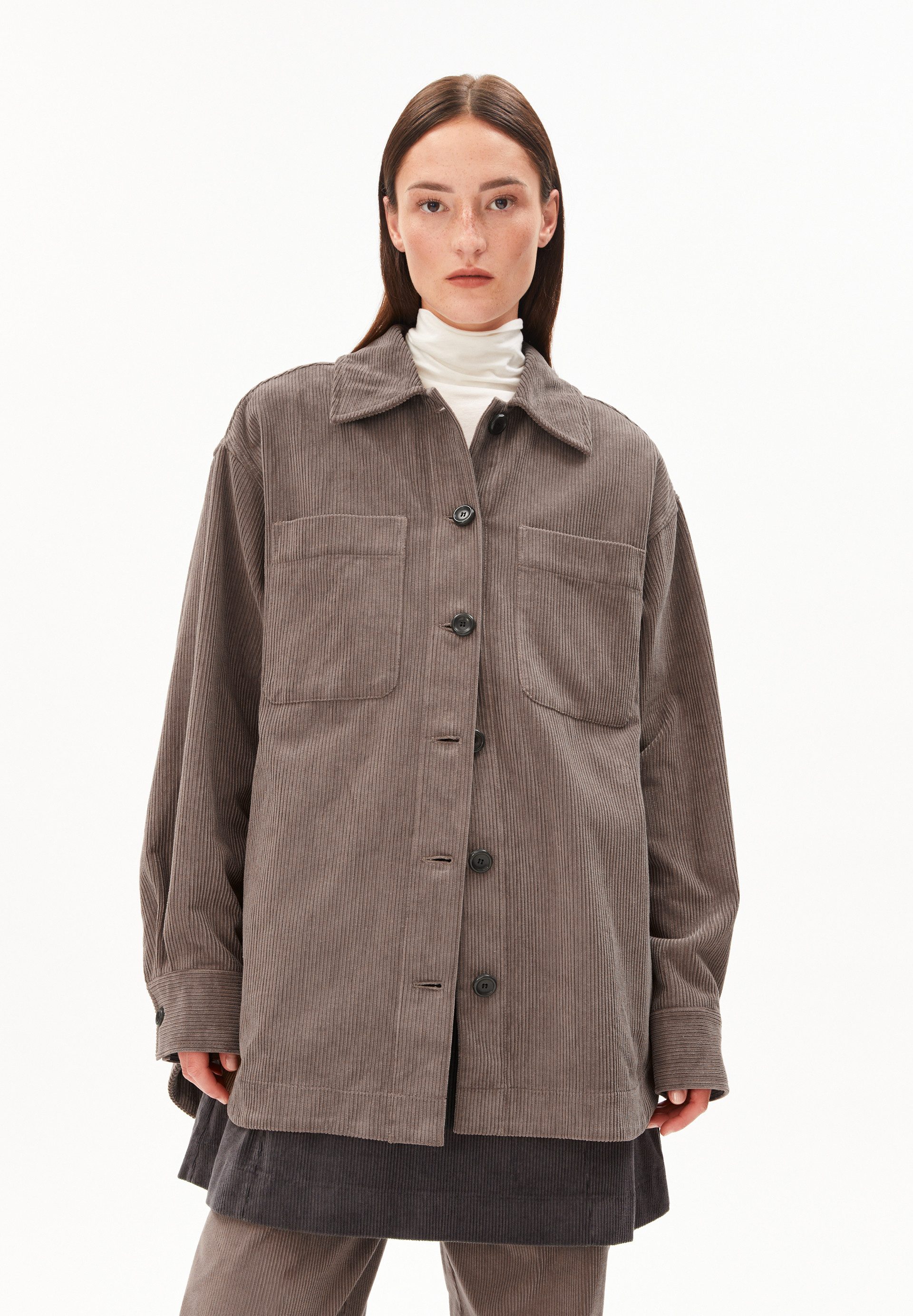 Hemdjacke ALMARAALI CORDUROY Overshirt aus Bio-Baumwoll Mix