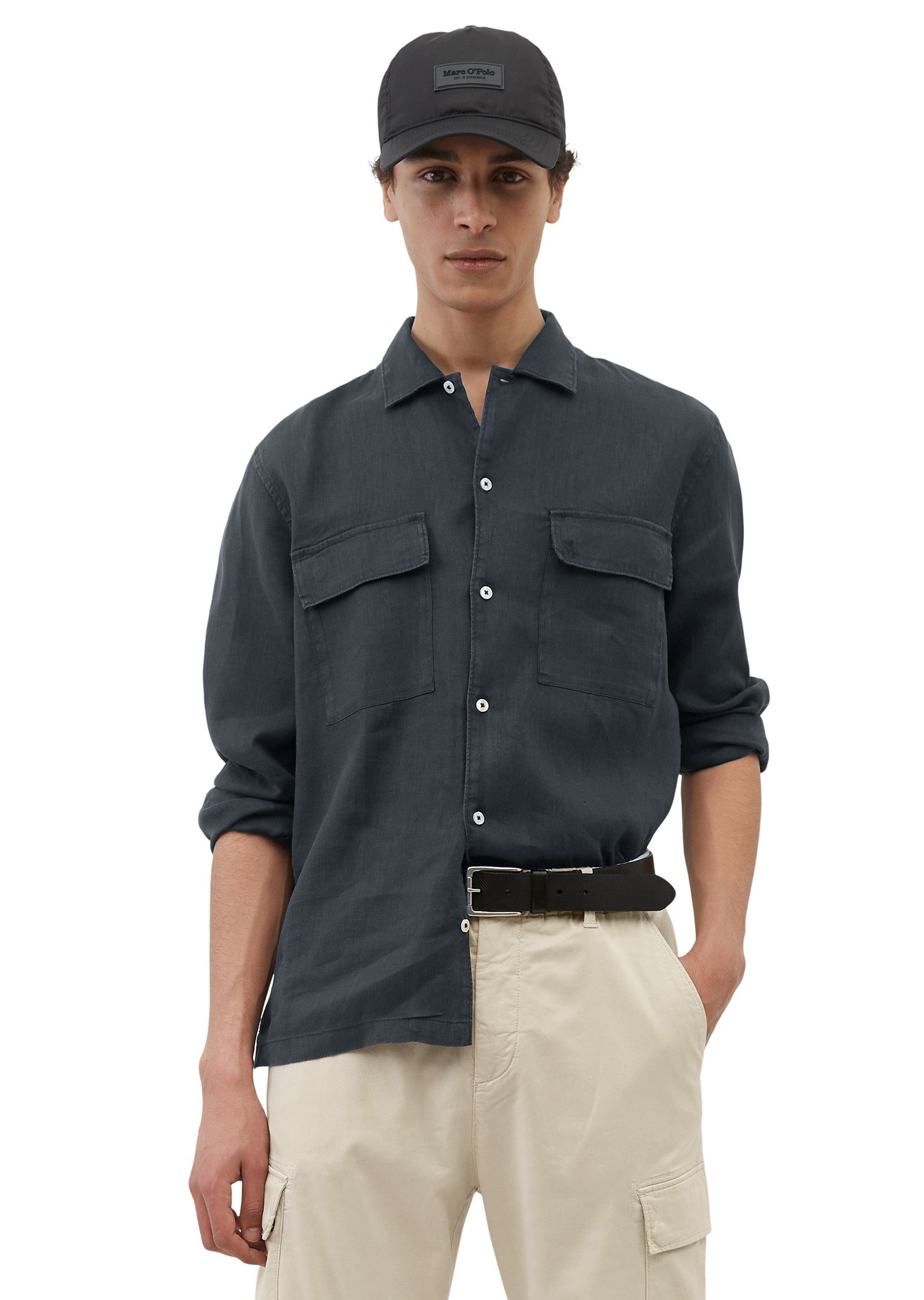 Herren Hemden Marc O'Polo Kurzarmhemd aus sommerlich leichter Qualität